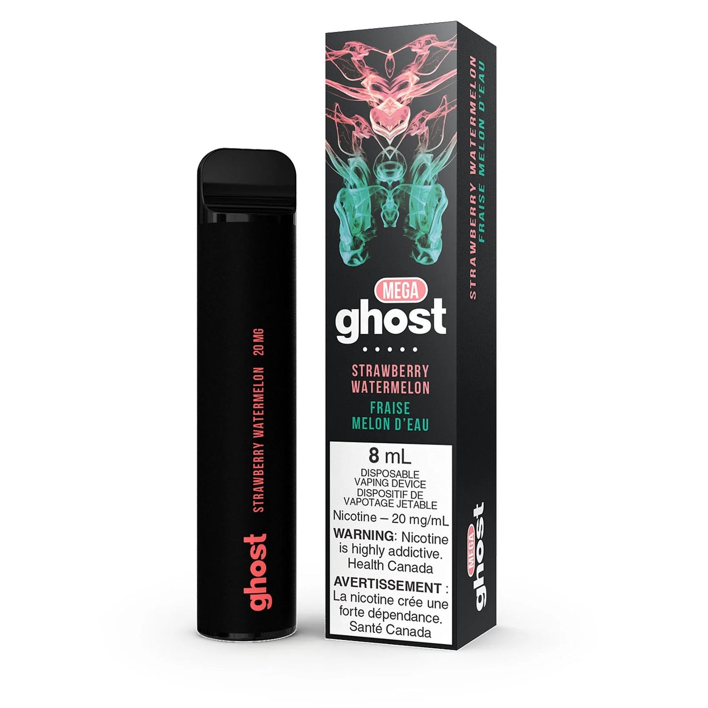 GHOST MEGA DISPOSABLE - STRAWBERRY WATERMELON | Buy Online | Best Vaping Experience | Long-Lasting Flavor & Performance