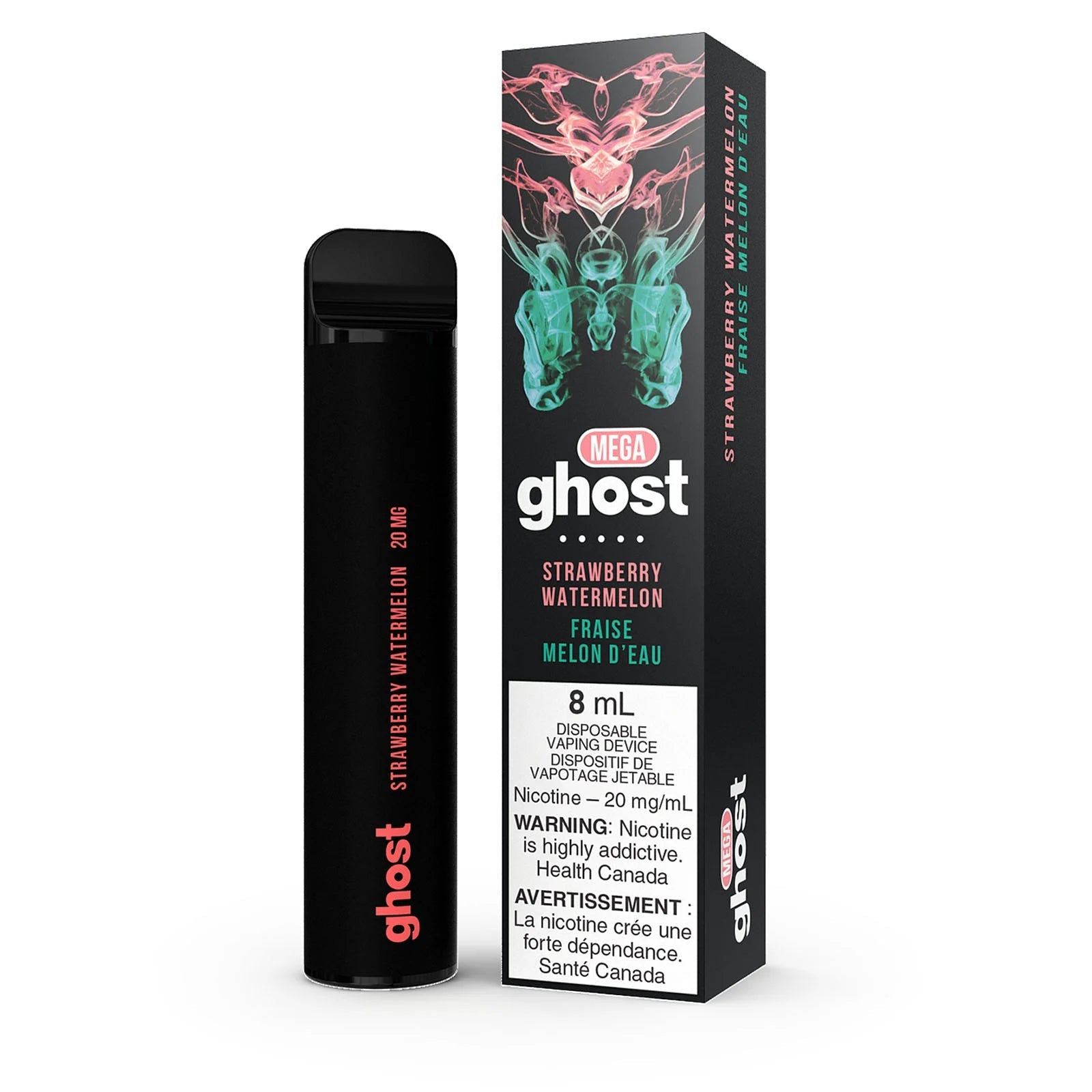 GHOST MEGA DISPOSABLE - STRAWBERRY WATERMELON | Buy Online | Best Vaping Experience | Long-Lasting Flavor & Performance