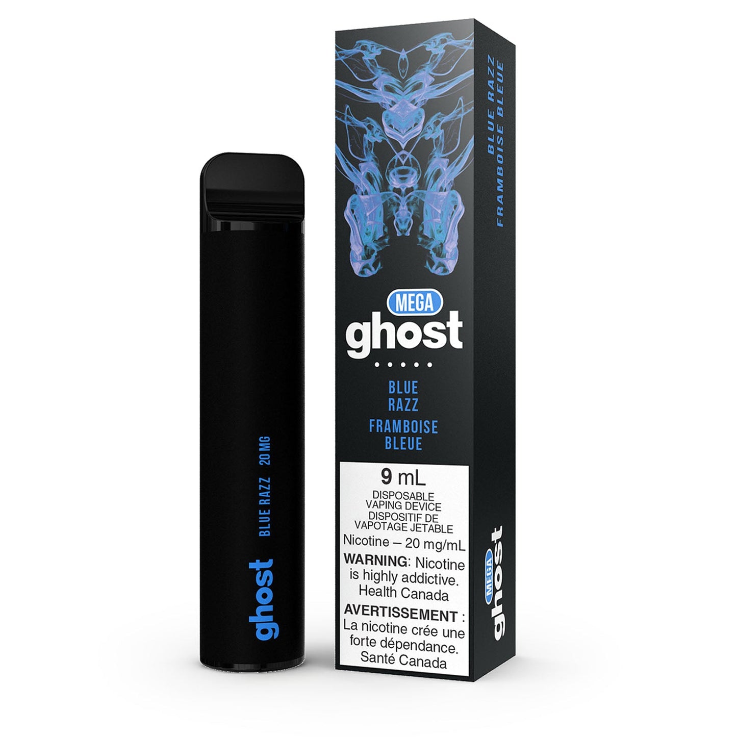 GHOST MEGA DISPOSABLE - BLUE RAZZ | Buy Online | Best Vaping Experience | Long-Lasting Flavor & Performance