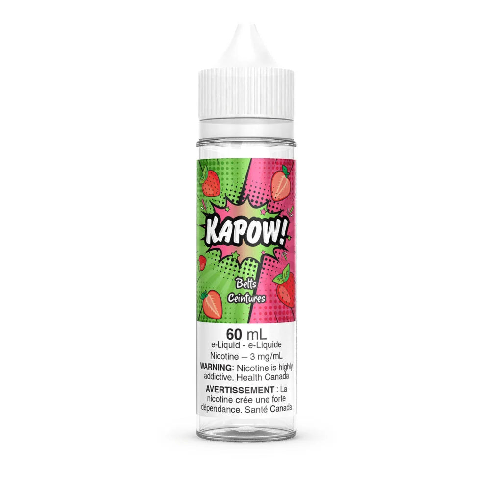 KAPOW E-LIQUID - BELTS  | Buy Online | Best Vaping Experience | Long-Lasting Flavor & Performance