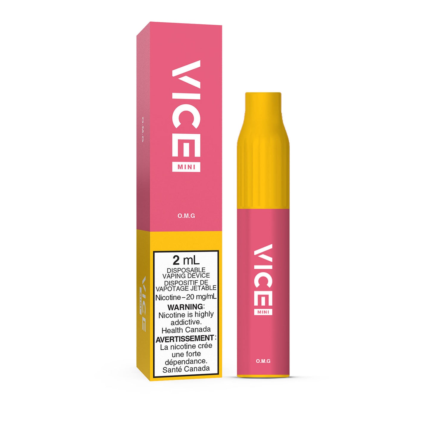 VICE MINI DISPOSABLE - O.M.G | Buy Online | Best Vaping Experience | Long-Lasting Flavor & Performance