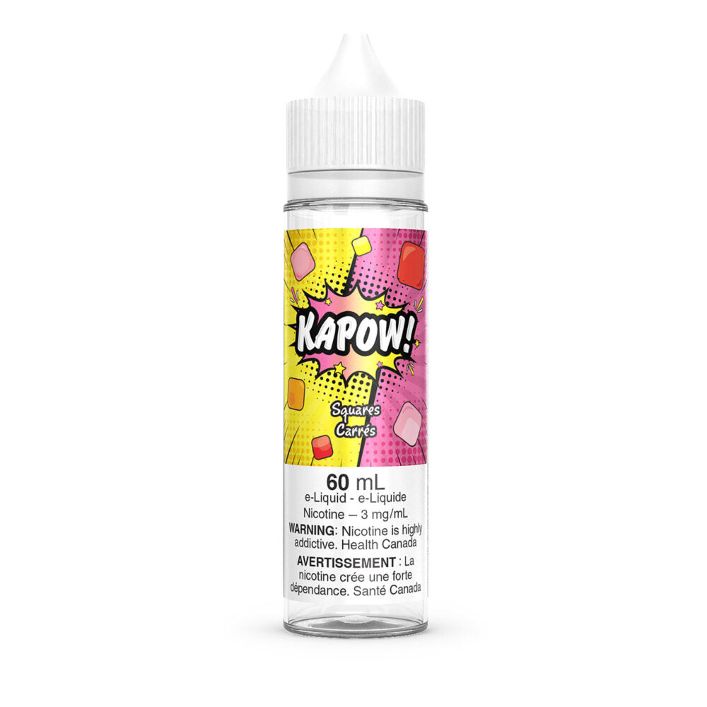 KAPOW E-LIQUID - SQUARES | Buy Online | Best Vaping Experience | Long-Lasting Flavor & Performance