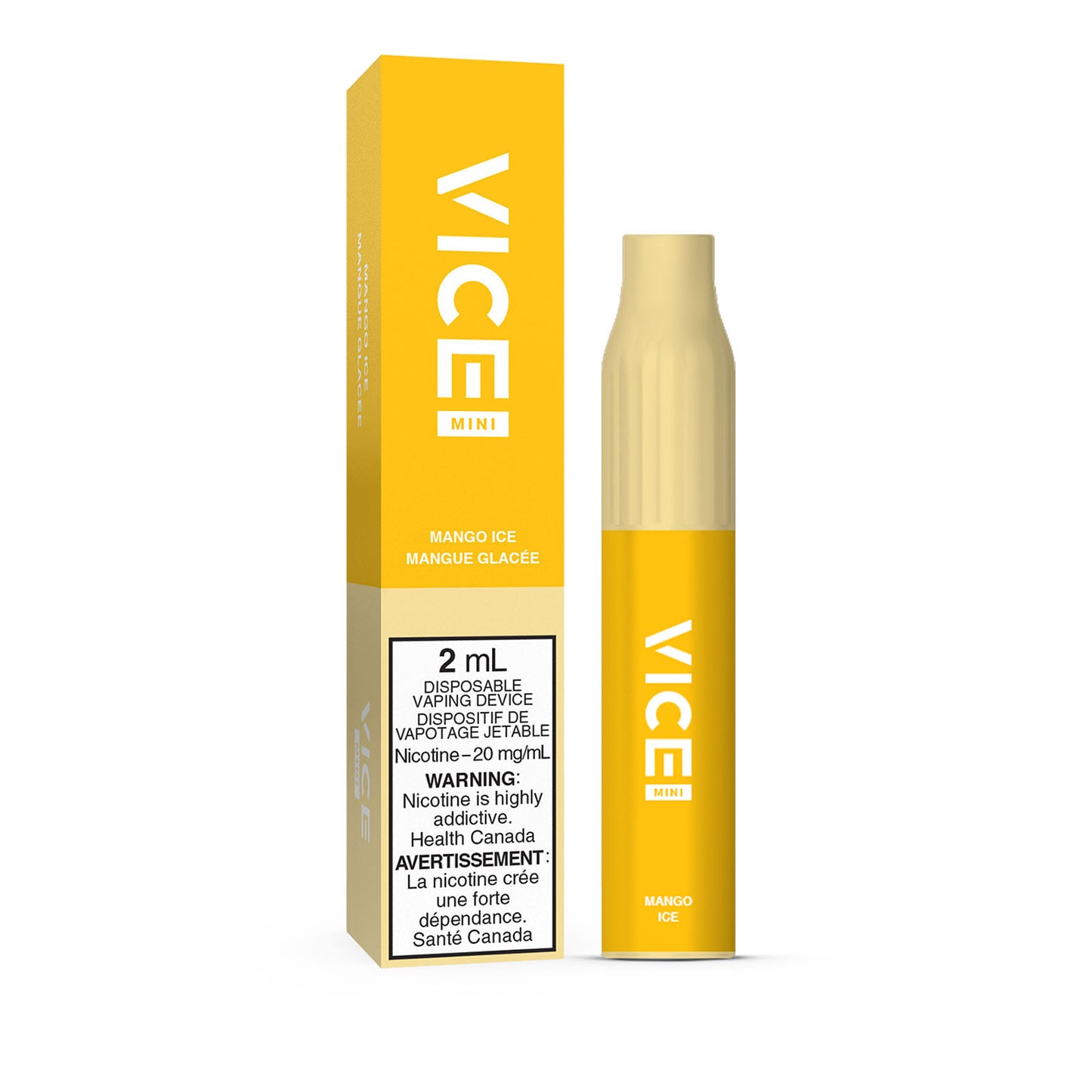VICE MINI DISPOSABLE - MANGO ICE | Buy Online | Best Vaping Experience | Long-Lasting Flavor & Performance