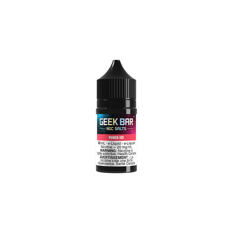 Geek Bar e-liquid bottle on a white background