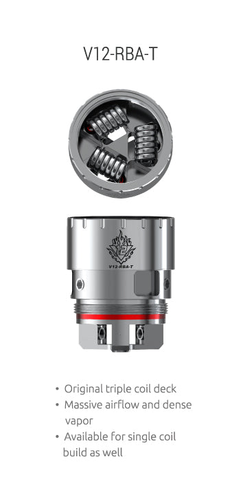 SMOK TFV12 RBA | Buy Online | Best Vaping Experience | Long-Lasting Flavor & Performance