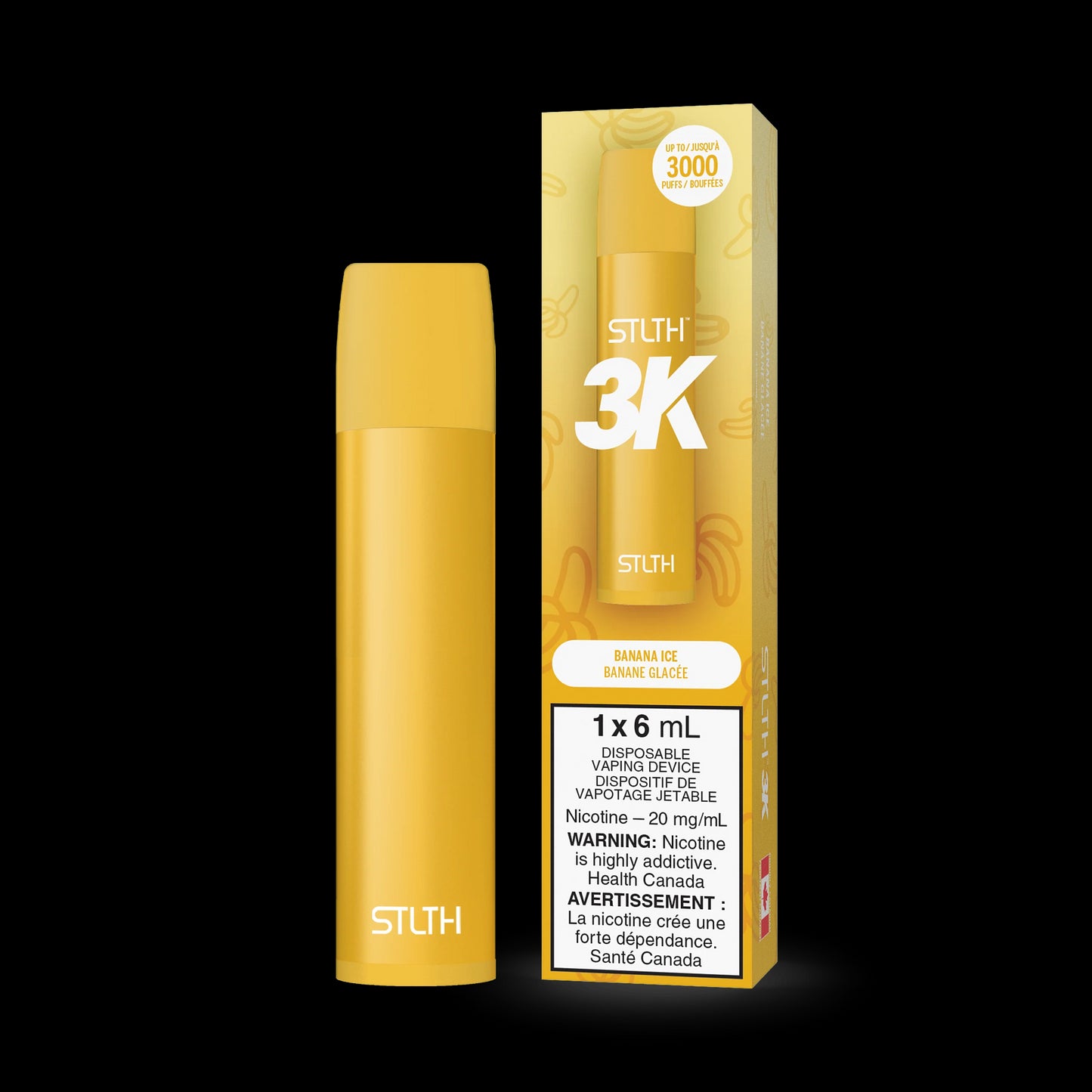 STLTH 3K DISPOSABLE- BANANA ICE | Buy Online | Best Vaping Experience | Long-Lasting Flavor & Performance