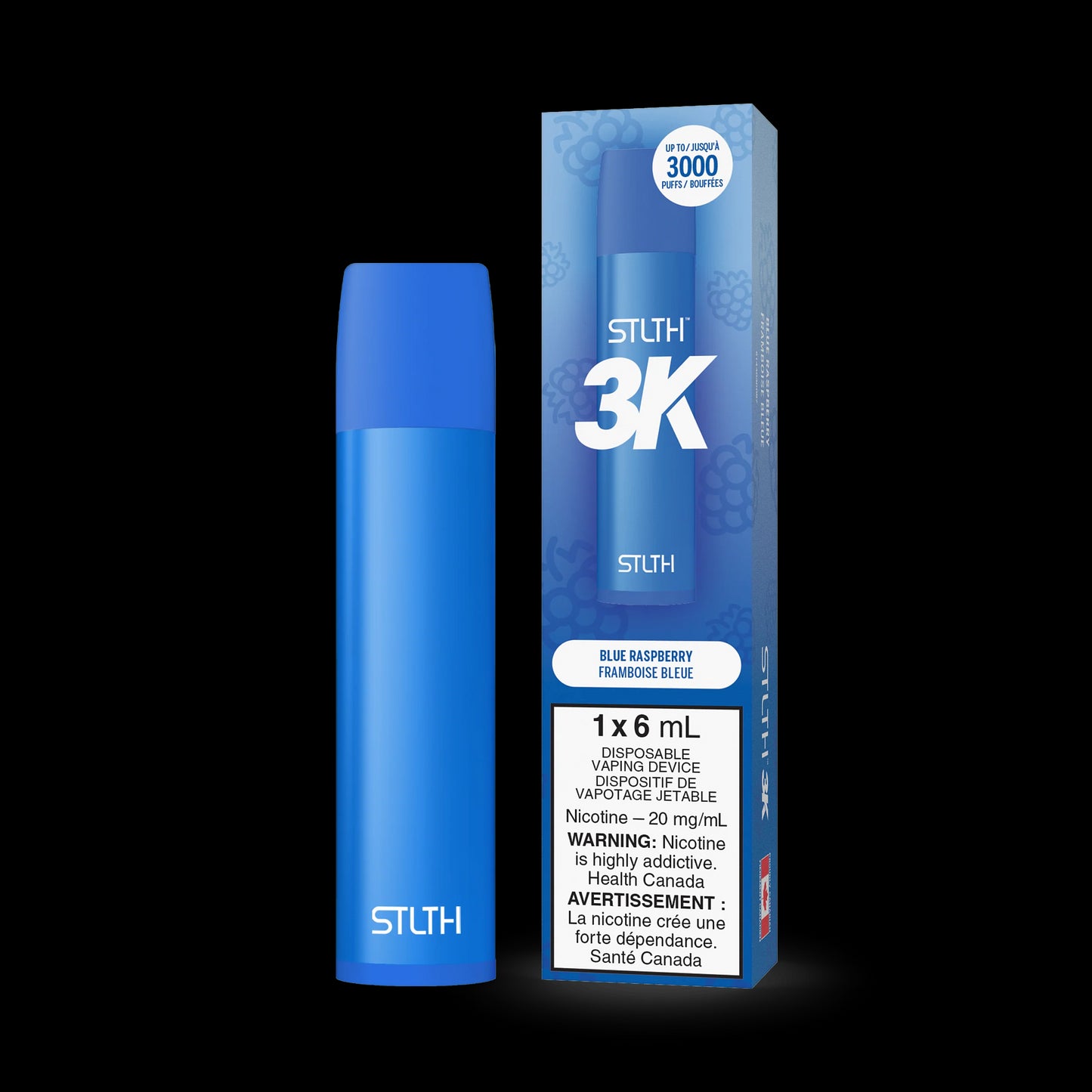 STLTH 3K DISPOSABLE- BLUE RASPBERRY | Buy Online | Best Vaping Experience | Long-Lasting Flavor & Performance