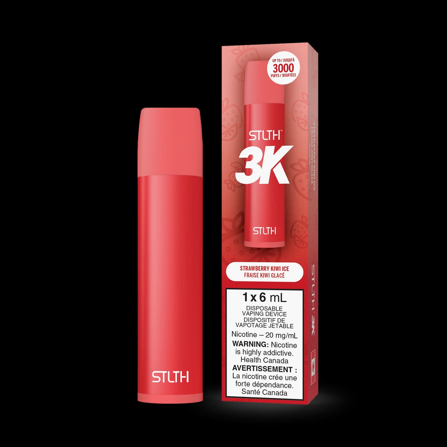 STLTH 3K DISPOSABLE- STRAWBERRY KIWI ICE | Buy Online | Best Vaping Experience | Long-Lasting Flavor & Performance