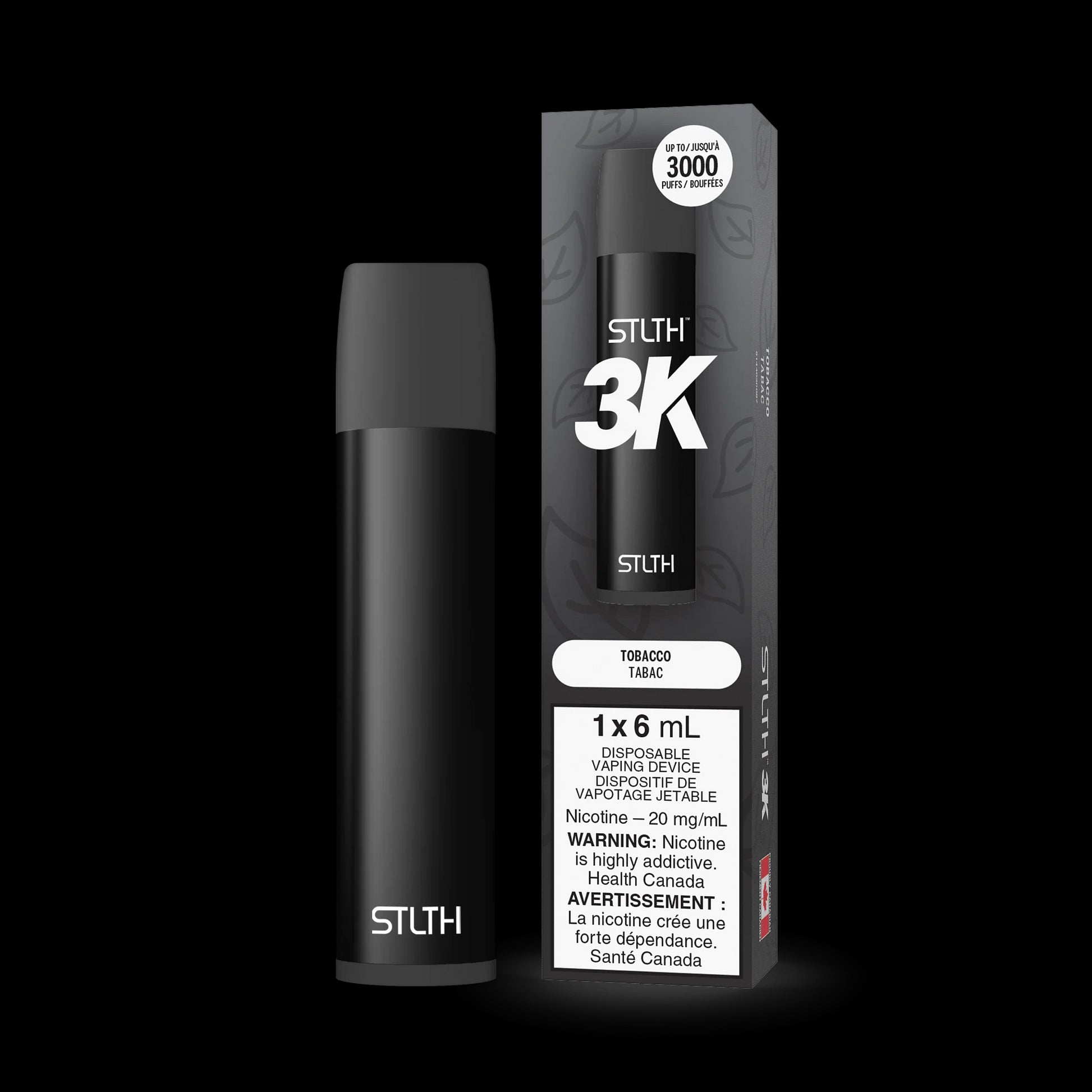 STLTH 3K DISPOSABLE- TOBACCO | Buy Online | Best Vaping Experience | Long-Lasting Flavor & Performance