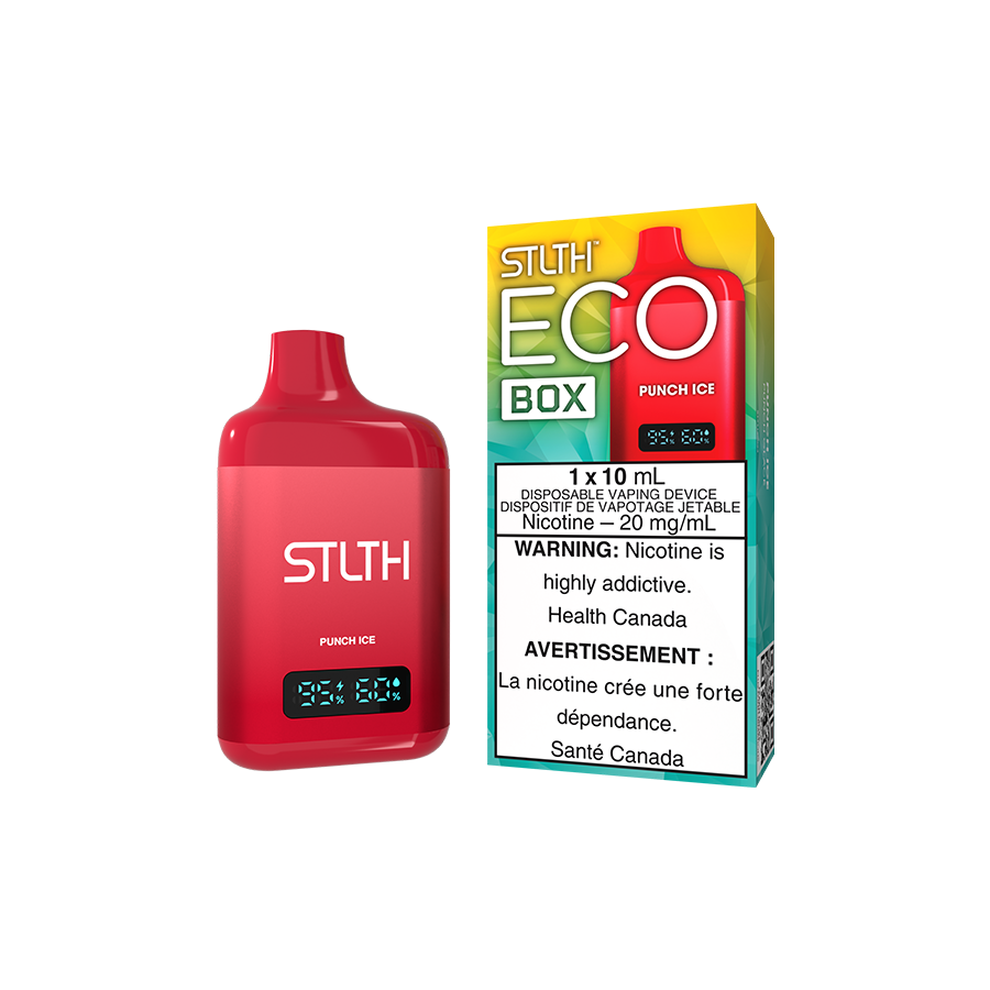 Tropical Fruits
Mixed Fruits
Ice STLTH ECO Disposable Vape by STLTH ECO BOX
