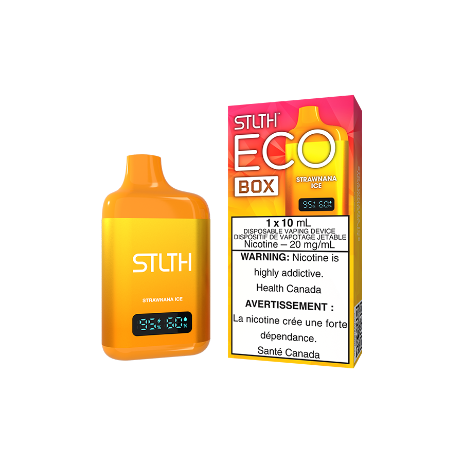 Strawberry
Banana
Ice STLTH ECO Disposable Vape by STLTH ECO BOX