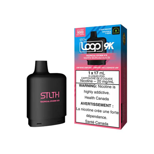 STLTH LOOP 9K PODS - TROPICAL STORM ICE, 17ML | Buy Online | Best Vaping Experience | Long-Lasting Flavor & Performance
