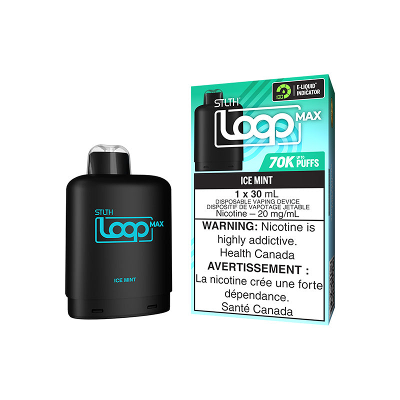 STLTH Loop Max Pod Pack Ice Mint (30mL, 20mg) New City Vapes STLTH Loop Max Pod Pack Ice Mint (30mL, 20mg) New City Vapes