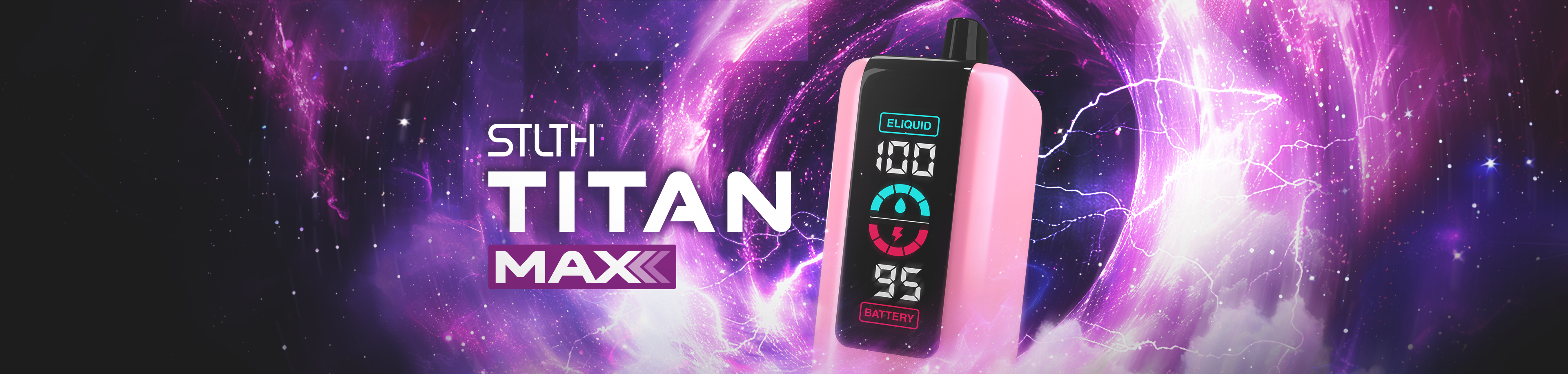 STLTH TITAN MAX DISPOSABLE VAPE 50K NEW CITY VAPES TORONTO QUEBEC MONTREAL LAVAL