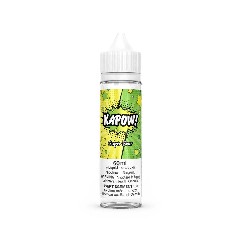 KAPOW E-LIQUID - SUPER SOUR | Buy Online | Best Vaping Experience | Long-Lasting Flavor & Performance