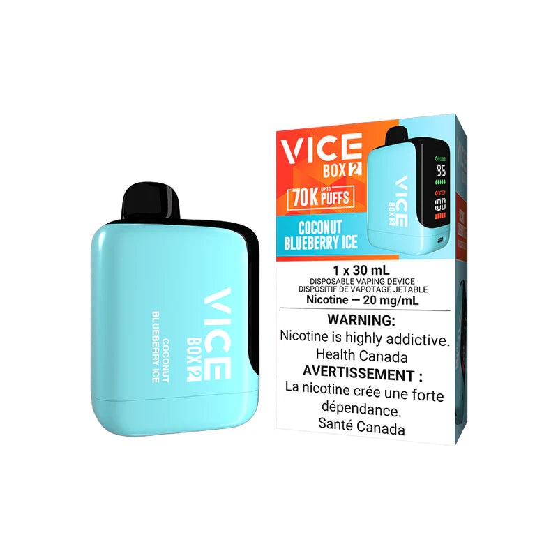VICE BOX 2 70000 PUFF DISPOSABLE STRAWBERRY WATERMELON ICE VAPE NEW CITY VAPES MONTREAL TORONTO SALE