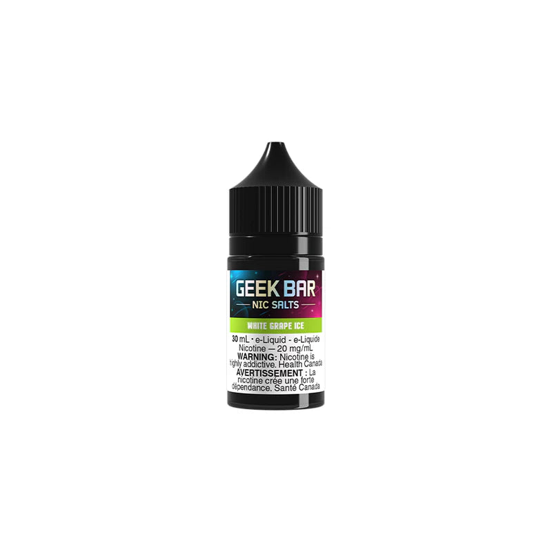 Geek Bar e-liquid bottle on a white background