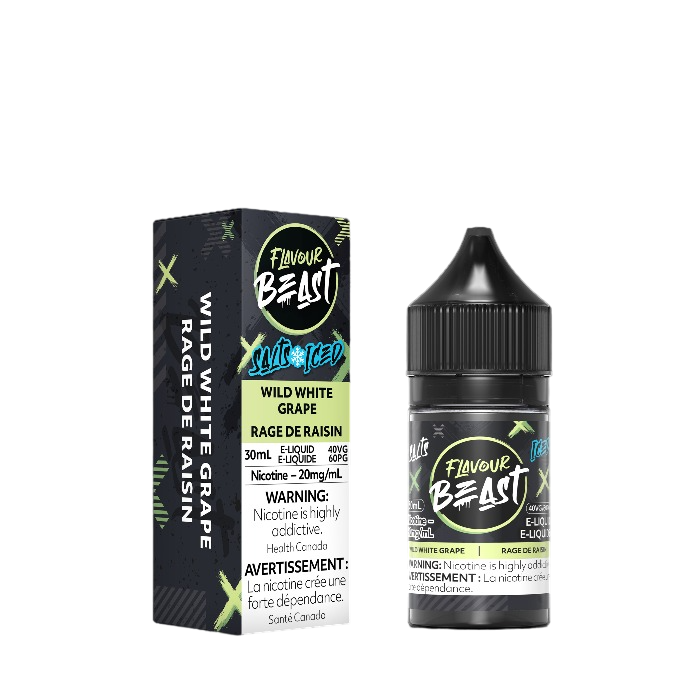 FLAVOUR BEAST WILD WHITE GRAPE SALTS E-LIQUID | Buy Online | Best Vaping Experience | Long-Lasting Flavor & Performance