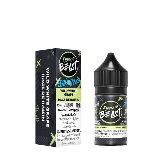 FLAVOUR BEAST WILD WHITE GRAPE SALTS E-LIQUID | Buy Online | Best Vaping Experience | Long-Lasting Flavor & Performance
