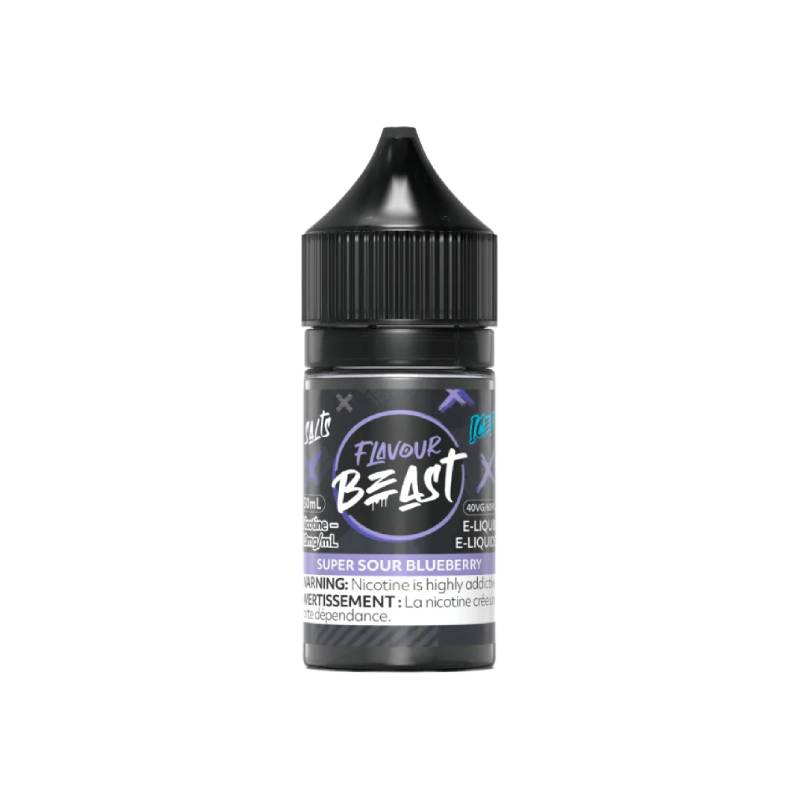 FLAVOUR BEAST SUPER SOUR BLUEBERRY SALTS E-LIQUID | Buy Online | Best Vaping Experience | Long-Lasting Flavor & Performance