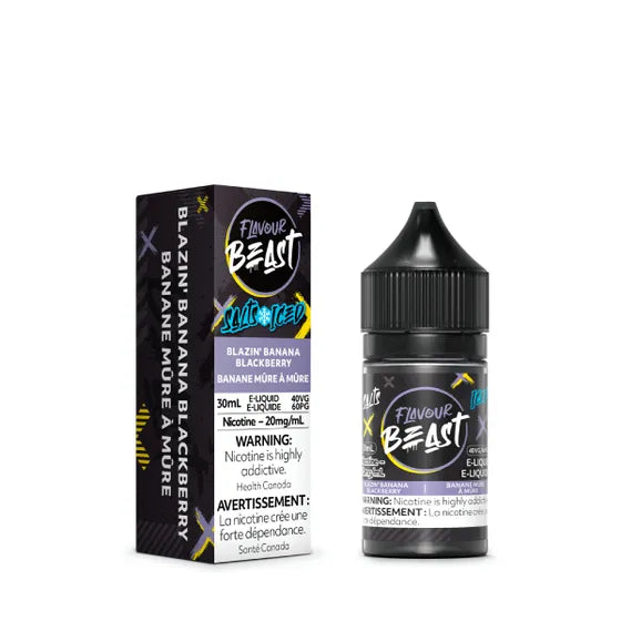 FLAVOUR BEAST BLAZIN' BANANA BLACKBERRY SALTS E-LIQUID | Buy Online | Best Vaping Experience | Long-Lasting Flavor & Performance