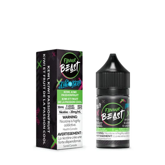 FLAVOUR BEAST KEWL KIWI PASSIONFRUIT ICED SALTS E-LIQUID | Buy Online | Best Vaping Experience | Long-Lasting Flavor & Performance