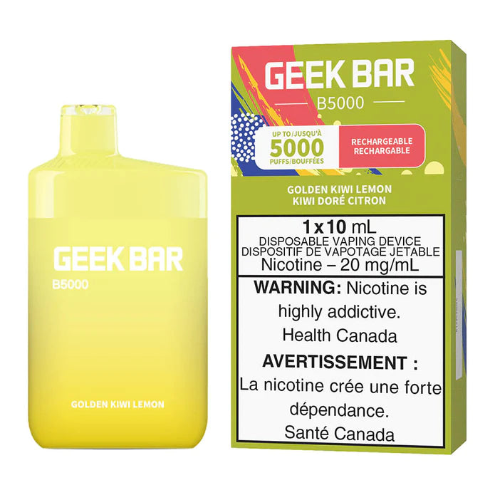 GEEK BAR B5000 DISPOSABLE - GOLDEN KIWI LEMON | Buy Online | Best Vaping Experience | Long-Lasting Flavor & Performance