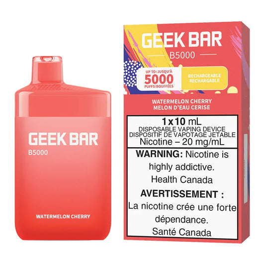 GEEK BAR B5000 DISPOSABLE - WATERMELON CHERRY | Buy Online | Best Vaping Experience | Long-Lasting Flavor & Performance