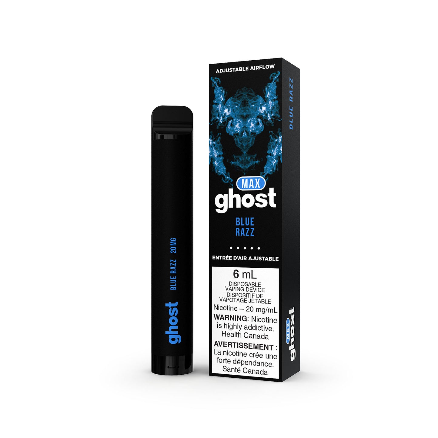 GHOST MAX DISPOSABLE - BLUE RAZZ | Buy Online | Best Vaping Experience | Long-Lasting Flavor & Performance