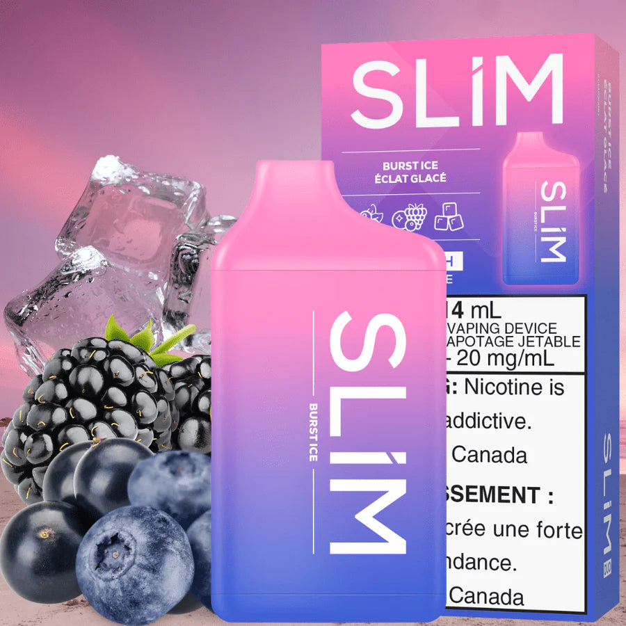 SLIM 7500 DISPOSABLE - BURST ICE | Buy Online | Best Vaping Experience | Long-Lasting Flavor & Performance