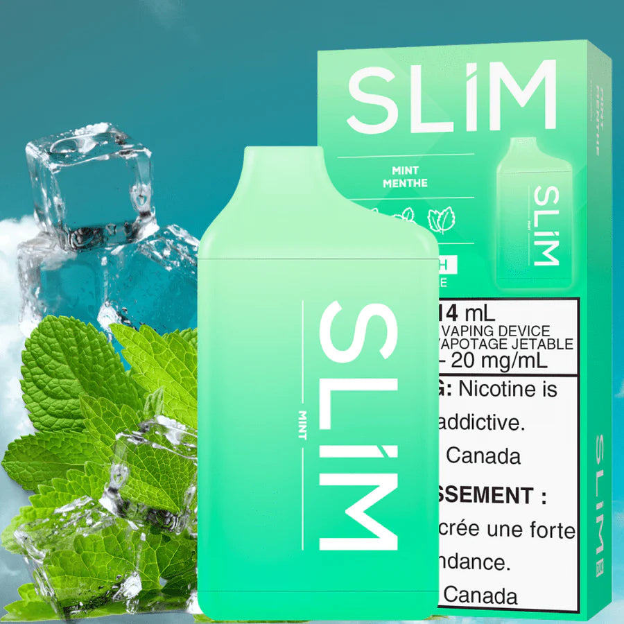 SLIM 7500 DISPOSABLE - MINT | Buy Online | Best Vaping Experience | Long-Lasting Flavor & Performance