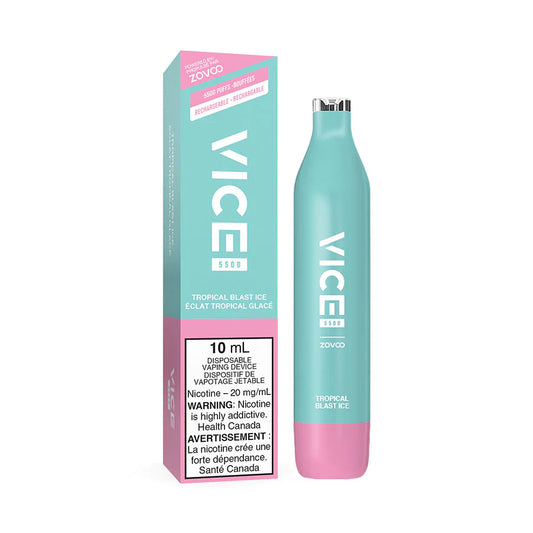 VICE 5500 DISPOSABLE - TROPICAL BLAST ICE | Buy Online | Best Vaping Experience | Long-Lasting Flavor & Performance