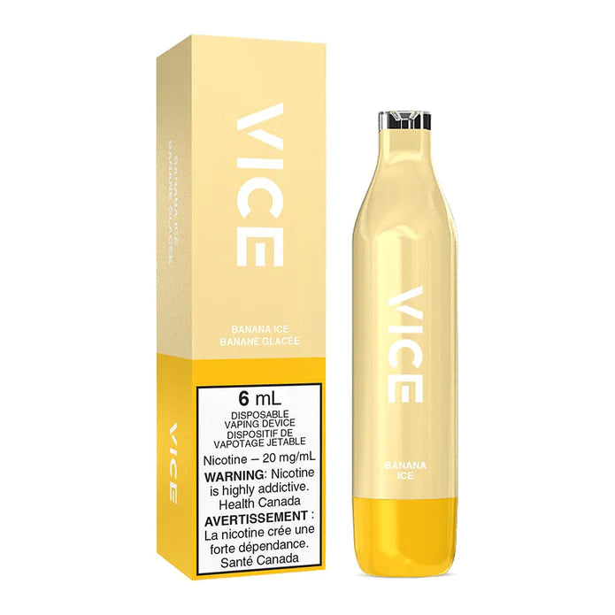 VICE 2500 DISPOSABLE - BANANA ICE | Buy Online | Best Vaping Experience | Long-Lasting Flavor & Performance