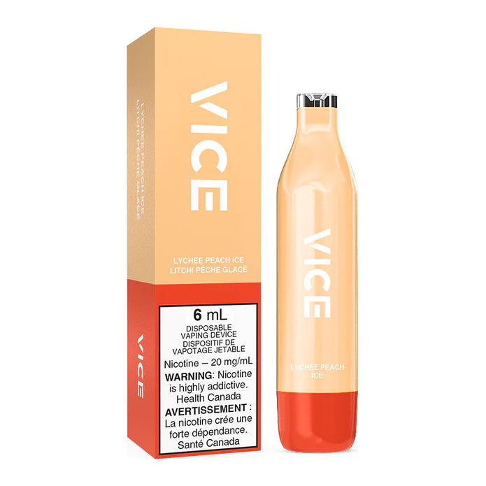 VICE 2500 DISPOSABLE - LYCHEE PEACH ICE | Buy Online | Best Vaping Experience | Long-Lasting Flavor & Performance