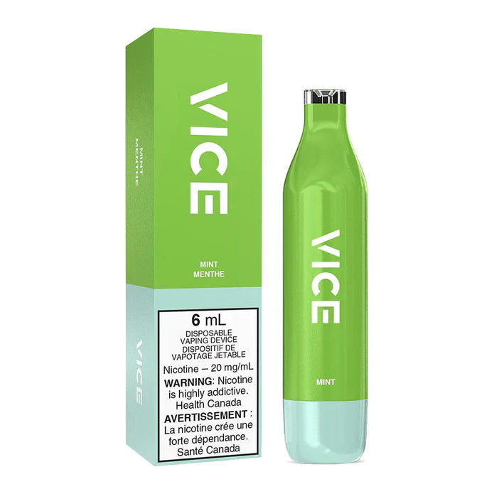 VICE 2500 DISPOSABLE - MINT | Buy Online | Best Vaping Experience | Long-Lasting Flavor & Performance