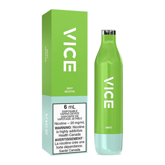 VICE 2500 DISPOSABLE - MINT | Buy Online | Best Vaping Experience | Long-Lasting Flavor & Performance
