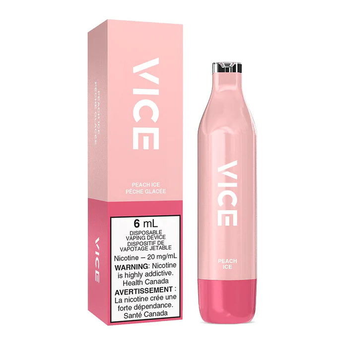 VICE 2500 DISPOSABLE - PEACH ICE | Buy Online | Best Vaping Experience | Long-Lasting Flavor & Performance