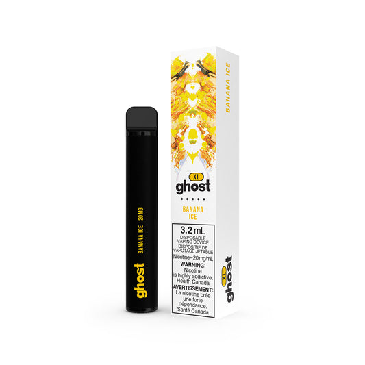 GHOST XL DISPOSABLE - BANANA ICE | Buy Online | Best Vaping Experience | Long-Lasting Flavor & Performance