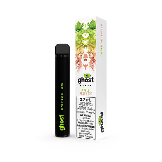 GHOST XL DISPOSABLE - APPLE PEACH ICE | Buy Online | Best Vaping Experience | Long-Lasting Flavor & Performance