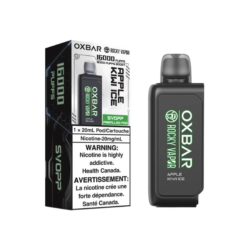 OXBAR SVOPP 16K POD - APPLE KIWI ICE, 20ML | Buy Online | Best Vaping Experience | Long-Lasting Flavor & Performance