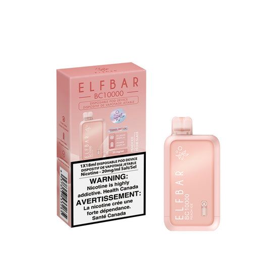 ELF BAR BC10000 Disposable Vape - Peach Ice | 10,000 Puffs