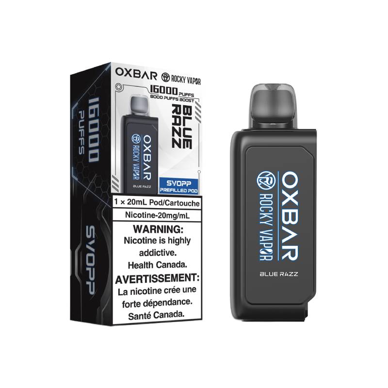 OXBAR SVOPP 16K POD - BLUE RAZZ, 20ML | Buy Online | Best Vaping Experience | Long-Lasting Flavor & Performance