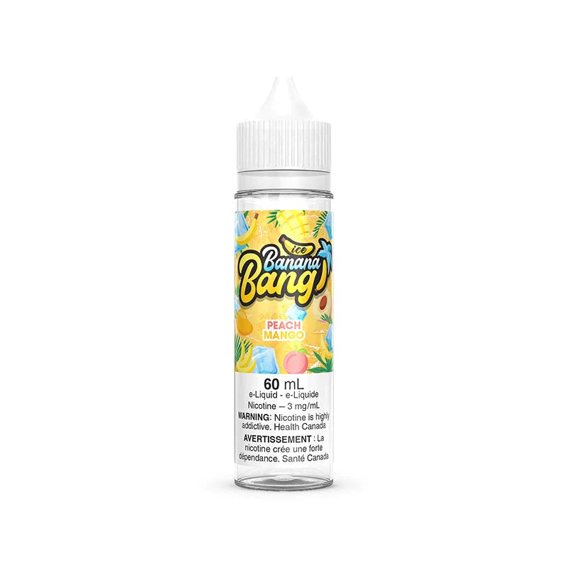 BANANA BANG E-LIQUID - ICE PEACH MANGO | Buy Online | Best Vaping Experience | Long-Lasting Flavor & Performance