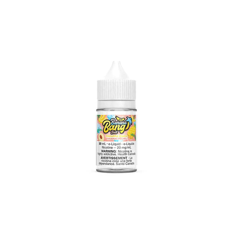 BANANA BANG SALT E-LIQUID - ICE PINEAPPLE PEACH | Buy Online | Best Vaping Experience | Long-Lasting Flavor & Performance