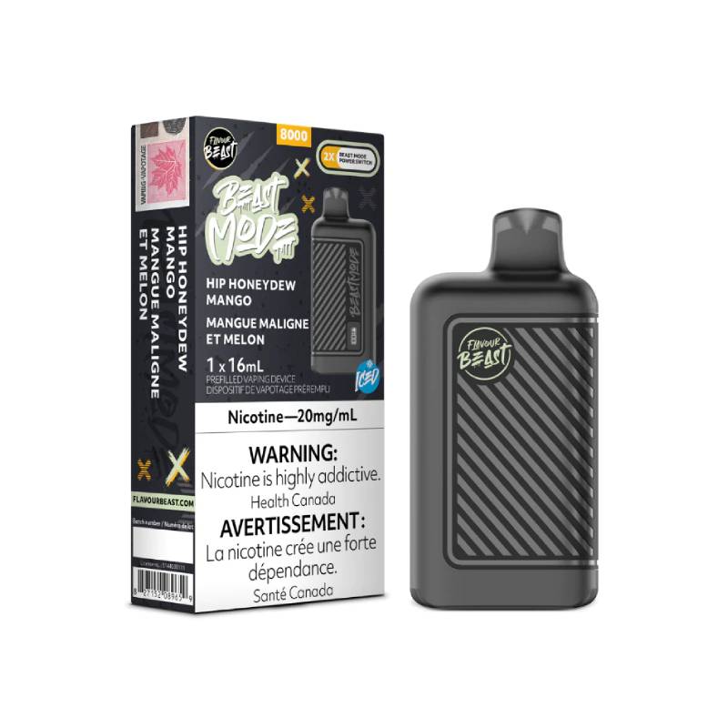 FLAVOUR BEAST BEAST MODE 8000 HIP HONEYDEW MANGO | Buy Online | Best Vaping Experience | Long-Lasting Flavor & Performance