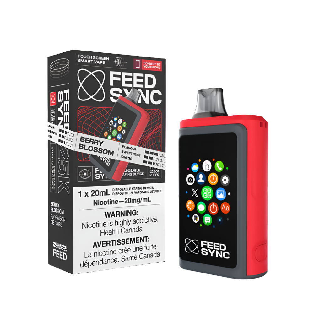 FEED SYNC 25K DISPOSABLE VAPE - BERRY BLOSSOM, 20ML