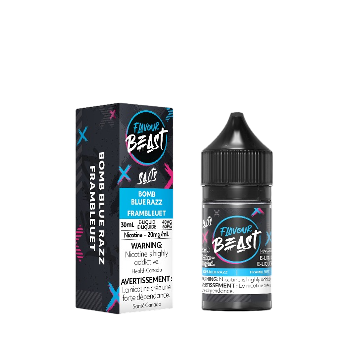 FLAVOUR BEAST BOMB BLUE RAZZ SALTS E-LIQUID