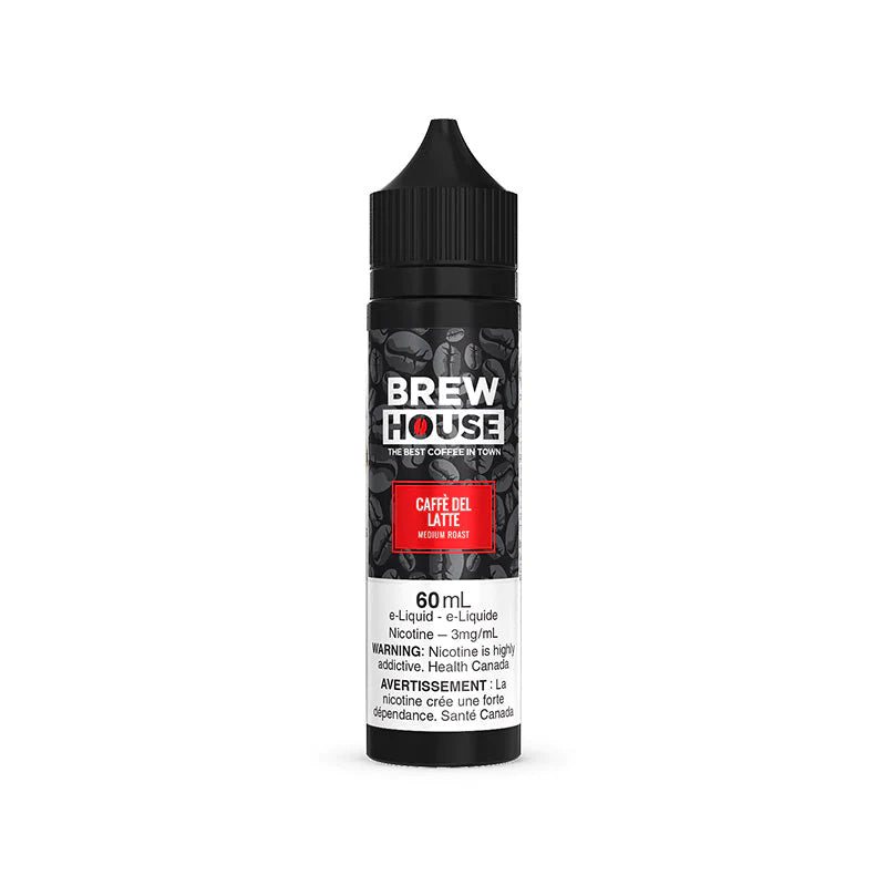 BREW HOUSE E-LIQUID - CAFFE DEL LATTE | Buy Online | Best Vaping Experience | Long-Lasting Flavor & Performance