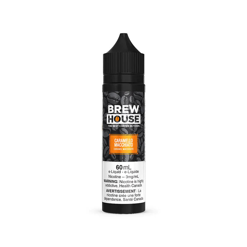 BREW HOUSE E-LIQUID - CARAMELLO MACCHIATO | Buy Online | Best Vaping Experience | Long-Lasting Flavor & Performance