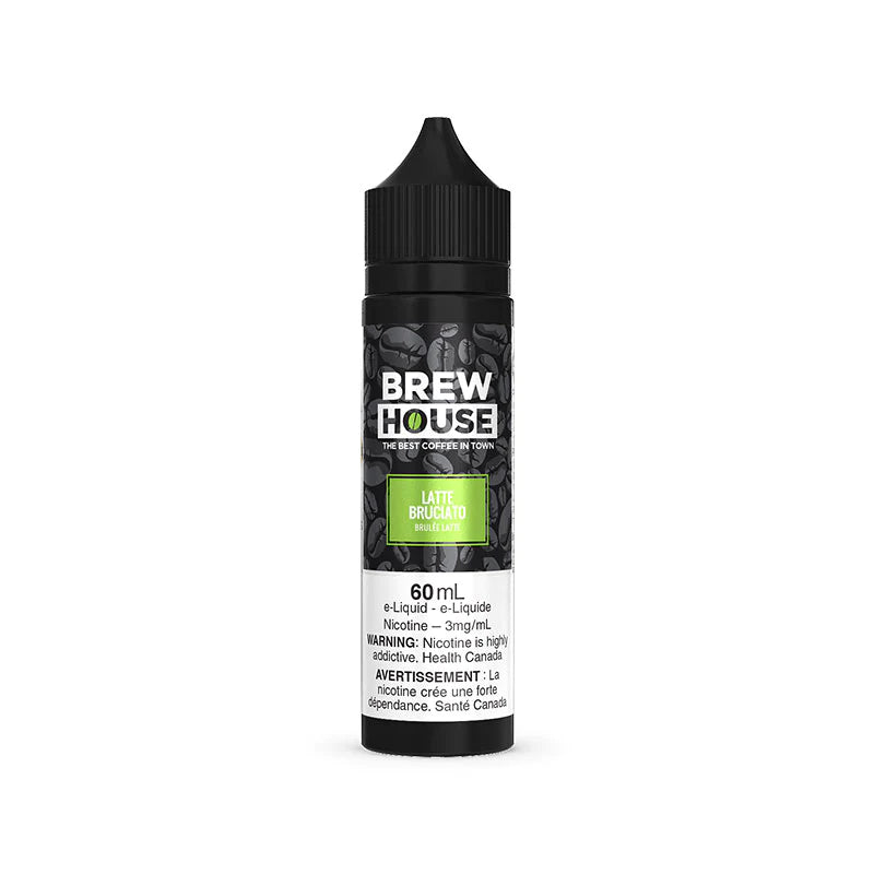 BREW HOUSE E-LIQUID - LATTE BRUCIATO | Buy Online | Best Vaping Experience | Long-Lasting Flavor & Performance